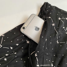 Load image into Gallery viewer, Constellation Glow-in-the-Dark Infinity Scarf with Pocket