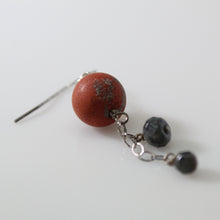 Load image into Gallery viewer, Mars + Moons Dangle Earrings