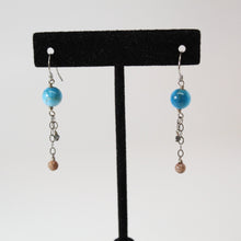 Load image into Gallery viewer, Neptune and Moons Dangle Earrings