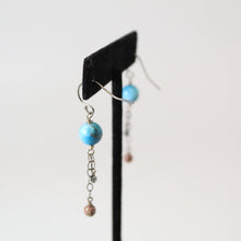 Load image into Gallery viewer, Neptune and Moons Dangle Earrings