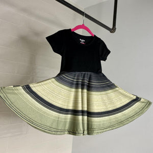 Saturn's Rings Kids Twirl Dress