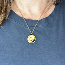 Load image into Gallery viewer, Voyager Golden Record Double-Sided Necklace