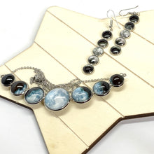 Load image into Gallery viewer, Moon Phases Drop Earrings