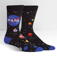 Load image into Gallery viewer, NASA Logo Solar System Socks