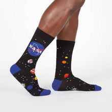 Load image into Gallery viewer, NASA Logo Solar System Socks