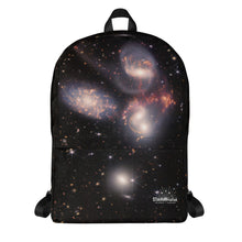 Load image into Gallery viewer, JWST Stephan's Quintet Galaxies Backpack