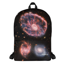 Load image into Gallery viewer, JWST Cartwheel Galaxy Backpack