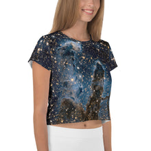 Load image into Gallery viewer, Pillars of Creation in Infrared by Hubble Cropped T-Shirt