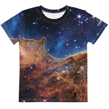 Load image into Gallery viewer, JWST Cosmic Cliffs Carina Nebula Kids T-Shirt (Toddler–Teen)