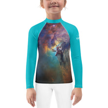 Load image into Gallery viewer, Lagoon Nebula Kids Rash Guard (Toddler to Teen)