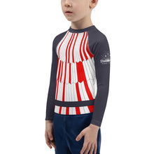 Load image into Gallery viewer, Dare Mighty Things Mars 2020 Parachute Kids Rash Guard (Toddler to Teen)