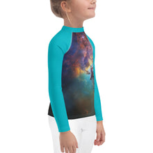 Load image into Gallery viewer, Lagoon Nebula Kids Rash Guard (Toddler to Teen)