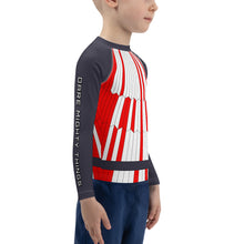 Load image into Gallery viewer, Dare Mighty Things Mars 2020 Parachute Kids Rash Guard (Toddler to Teen)