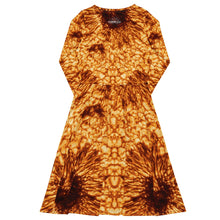 Load image into Gallery viewer, Solar Maximum DKIST Sunspot Long-Sleeve Midi Dress with Pockets