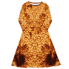 Load image into Gallery viewer, Solar Maximum DKIST Sunspot Long-Sleeve Midi Dress with Pockets