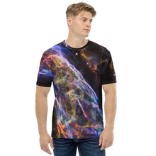Load image into Gallery viewer, Cosmic Veil Nebula Straight Cut T-Shirt