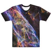 Load image into Gallery viewer, Cosmic Veil Nebula Straight Cut T-Shirt