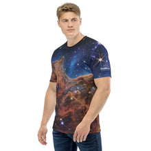 Load image into Gallery viewer, JWST Cosmic Cliffs NGC 3324 Carina Nebula Straight Cut T-Shirt