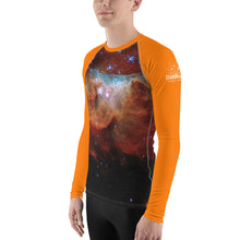 Load image into Gallery viewer, Cosmic Reef Cut Rash Guard - Orange (Adult)