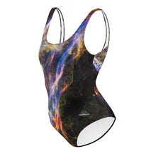 Load image into Gallery viewer, Cosmic Veil Nebula One-Piece Swimsuit