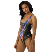 Load image into Gallery viewer, Cosmic Veil Nebula One-Piece Swimsuit
