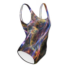 Load image into Gallery viewer, Cosmic Veil Nebula One-Piece Swimsuit