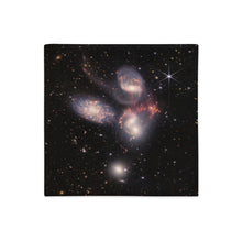 Load image into Gallery viewer, JWST Stephan's Quintet Galaxy Cluster Pillow Case