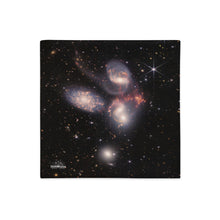 Load image into Gallery viewer, JWST Stephan's Quintet Galaxy Cluster Pillow Case