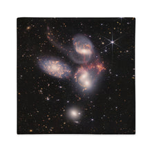 Load image into Gallery viewer, JWST Stephan&#39;s Quintet Galaxy Cluster Pillow Case
