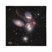 Load image into Gallery viewer, JWST Stephan's Quintet Galaxy Cluster Pillow Case