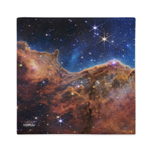Load image into Gallery viewer, JWST Cosmic Cliffs Carina Nebula Pillow Case
