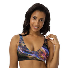 Load image into Gallery viewer, Cosmic Veil Nebula Recyled Padded Swim Top