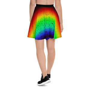Solar Spectrum Rainbow Skater Skirt