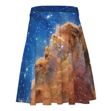Load image into Gallery viewer, JWST Cosmic Cliffs NGC 3324 Carina Nebula Skater Skirt
