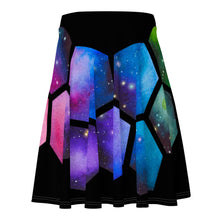 Load image into Gallery viewer, JWST Nebula Mirror Skater Skirt