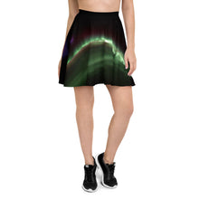 Load image into Gallery viewer, Aurora Australis from the ISS Skater Skirt