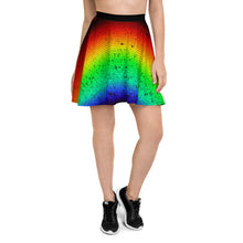 Load image into Gallery viewer, Solar Spectrum Rainbow Skater Skirt