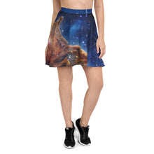 Load image into Gallery viewer, JWST Cosmic Cliffs NGC 3324 Carina Nebula Skater Skirt