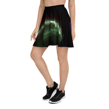 Load image into Gallery viewer, Aurora Australis from the ISS Skater Skirt