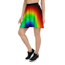 Load image into Gallery viewer, Solar Spectrum Rainbow Skater Skirt