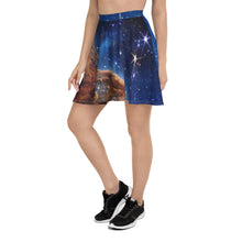 Load image into Gallery viewer, JWST Cosmic Cliffs NGC 3324 Carina Nebula Skater Skirt