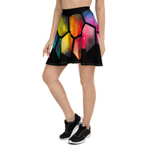 Load image into Gallery viewer, JWST Nebula Mirror Skater Skirt