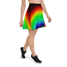 Load image into Gallery viewer, Solar Spectrum Rainbow Skater Skirt
