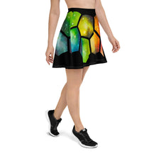 Load image into Gallery viewer, JWST Nebula Mirror Skater Skirt