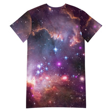 Load image into Gallery viewer, NGC 602 Nebula T-Shirt Dress