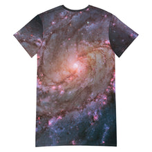 Load image into Gallery viewer, M83 Spiral Galaxy T-Shirt Dress
