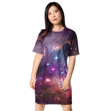Load image into Gallery viewer, NGC 602 Nebula T-Shirt Dress