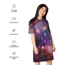 Load image into Gallery viewer, NGC 602 Nebula T-Shirt Dress