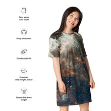 Load image into Gallery viewer, Tarantula Nebula T-Shirt Dress