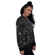 Load image into Gallery viewer, JWST SMACS 0723 Galaxy Cluster "A Million Miles Beyond Midnight" Flight Jacket